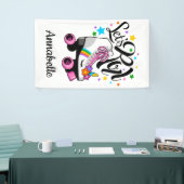 Roll Unicorn Roller Skate Girl's Banner (Messeveranstaltung)