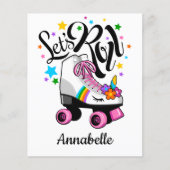 Roll Unicorn Roller Skate Girl's Flyer (Vorne)
