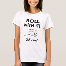 Roll With It Katzen-Design - Entspannende Feline V