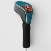 Roll With It – Lustiges Surfing-Sushi-Design Golf Headcover (angewinkelt)
