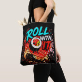 Roll With It – Lustiges Surfing Sushi Design Tasche (Von Nahem)