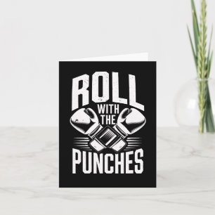Roll with Punches Boxing Inspiration Men K Karte