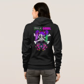Rolla Grrl Punk Rock Roller Girl hoodie (Schwarz voll)