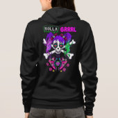 Rolla Grrl Punk Rock Roller Girl hoodie (Rückseite)