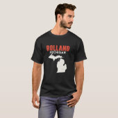Rolland Michigan USA Staat America Travel Michigan T-Shirt (Vorne ganz)