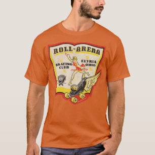 RollArena Roller Rink Vintag Defunkter Skaten Club T-Shirt