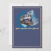 Rollbahnhof für den Ruhestand Einladung (Rückseite)