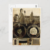 Rollband Postkarte (Vorne/Hinten)