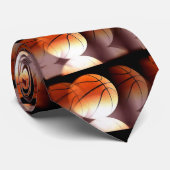 Rollbasketball Custom-Krawatte Krawatte (Gerollt)