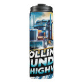 Rolldach Highway Sturm Truck Thermosbecher (Vorderseite)
