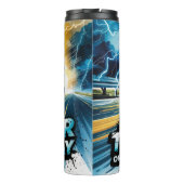 Rolldach Highway Sturm Truck Thermosbecher (Rückseite)