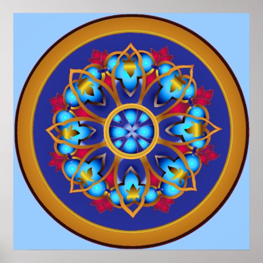 Rolldruck des Kaisers Poster (Vorne)