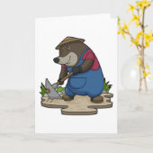 Rolle als Bauer Karte (Gelbe Blume)