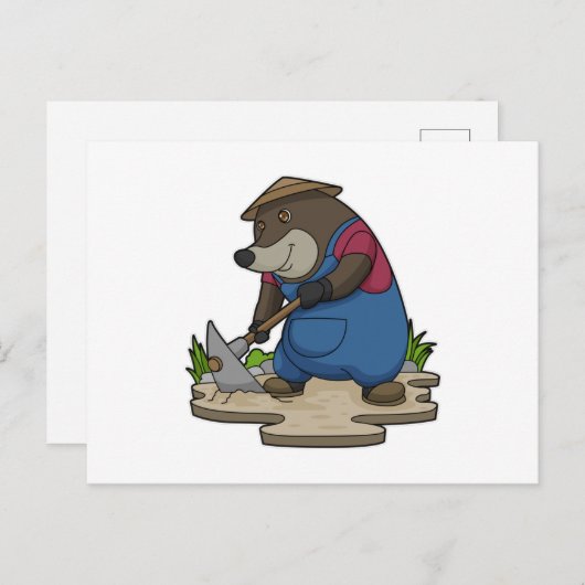 Rolle als Bauer Postkarte (Vorne/Hinten)