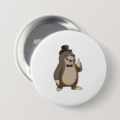 Rolle als Erbgut mit Krawatte Button (Vorne & Hinten)