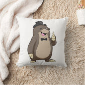 Rolle als Erbgut mit Krawatte Kissen (Decke)