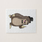 Rolle als Erbgut mit Krawatte Puzzle (Horizontal)