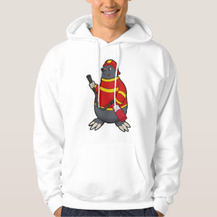 Rolle als Feuerwehrmann mit Feuerlöscher Hoodie