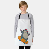 Rolle als Skater mit Skateboard Schürze (Getragen)