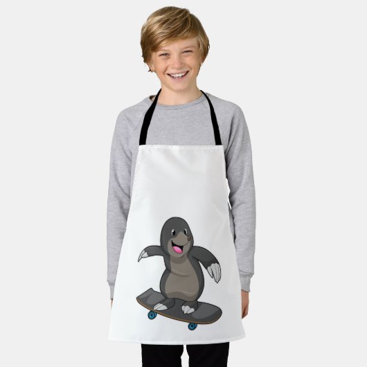 Rolle als Skater mit Skateboard Schürze (Getragen)