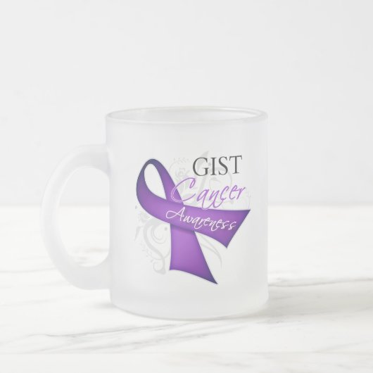 Rolle-Band KERN Krebs-Bewusstsein Mattglastasse (Links)