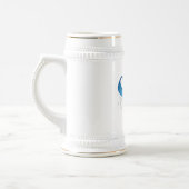 Rolle-Band-Prostatakrebs-Bewusstsein Bierglas (Links)