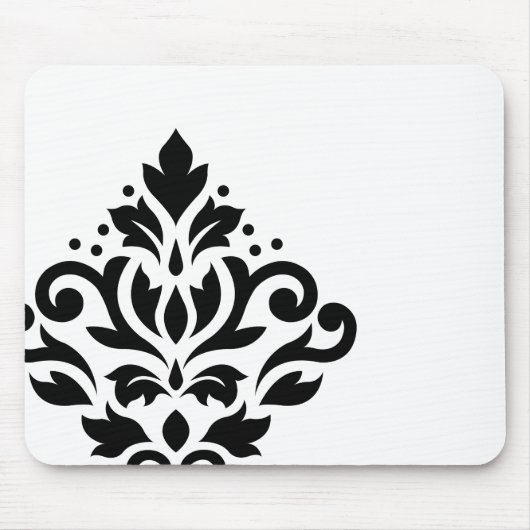 Rolle-Damast glich I BW aus Mousepad (Vorne)