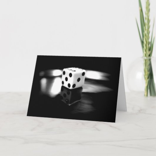 Rolle der Würfel Karte (Vorderseite)