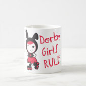 Rolle Derby - Derby-Mädchen-Regel Kaffeetasse (Mittel)