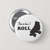 Rolle Derby - dieses ist, wie ich rolle Button (Vorne & Hinten)