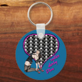 Rolle derby Diva Schlüsselanhänger (Vorderseite)