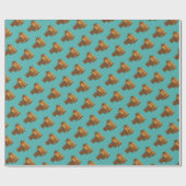 Rolle des Gemusterten Wrapping-Papiers für 35 mm K Geschenkpapier (Flach)