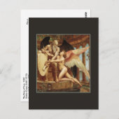 Rolle des Schicksals von Walter Crane Postkarte (Vorne/Hinten)