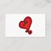 ROLLE-HERZ-Visitenkarte Visitenkarte (Rückseite)