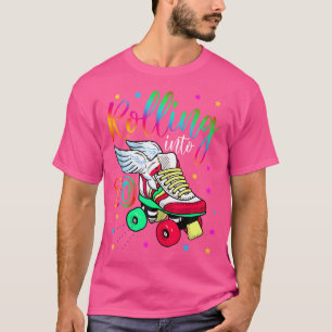 Rolle in 10 Cool 10. Geburtstag Rollschuhfahren T-Shirt