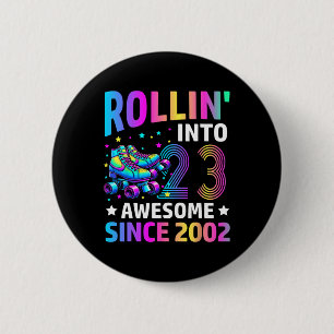 Rolle in 23 Jahre alt Skates 23. Geburtstag Gif Button