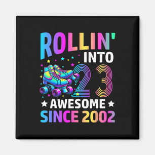 Rolle in 23 Jahre alte Skates 23. Geburtstag Gif Magnet
