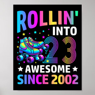Rolle in 23 Jahre alte Skates 23. Geburtstag Gif Poster