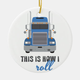 Rolle Keramik Ornament