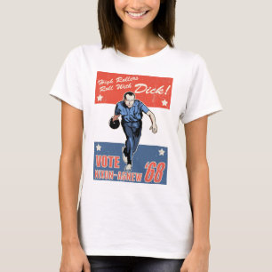 Rolle mit Nixon T-Shirt
