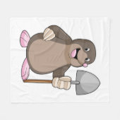 Rolle mit Shovel Fleecedecke (Vorderseite (Horizontal))