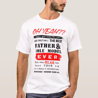 Rolle Model Vater Funny Zitat Vater Tag T-Shirt