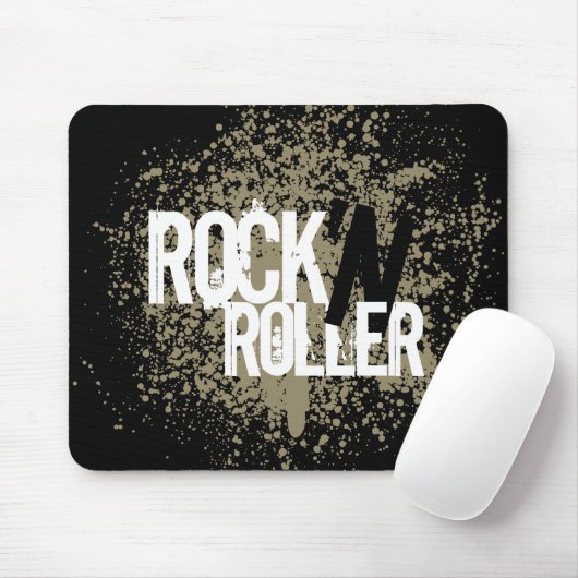Rolle mousepad des Felsen-"n" (Mit Mouse)