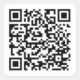 Rolle QR Quadratischer Aufkleber