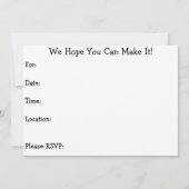 Rolle Skate-Einladung Einladung (Rückseite)