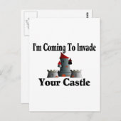 Rolle spielen postkarte (Vorne/Hinten)