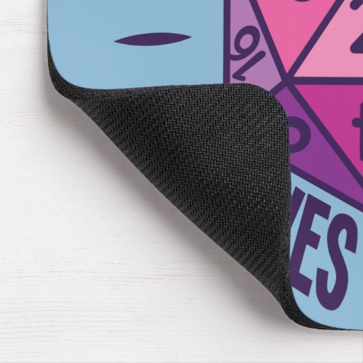 Rolle spielen, was mich nicht umbringt, gibt mir X Mousepad (Ecke)