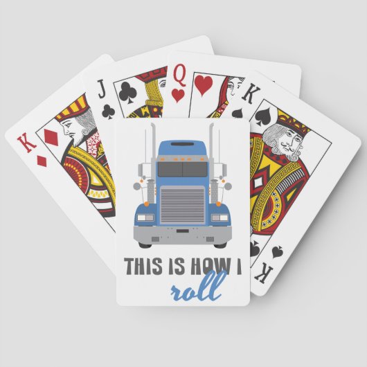 Rolle Spielkarten (Rückseite)