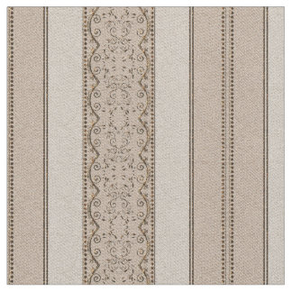 Rolle-Streifen-Gewebe KRW Vintages elegantes beige Stoff