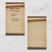 Rolle-Visitenkarten Visitenkarte (Vorne/Hinten)